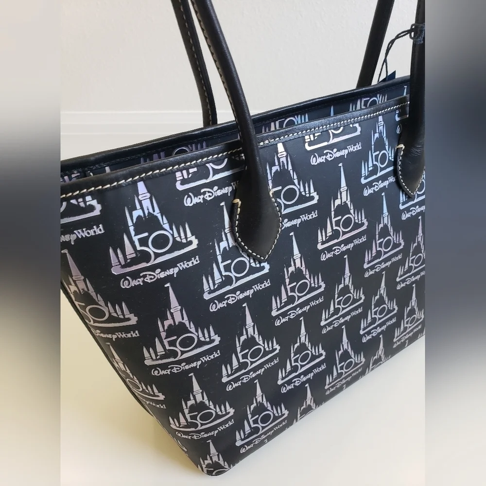 Dooney & Bourke Disney Black 50th Anniversary Disney World Tote